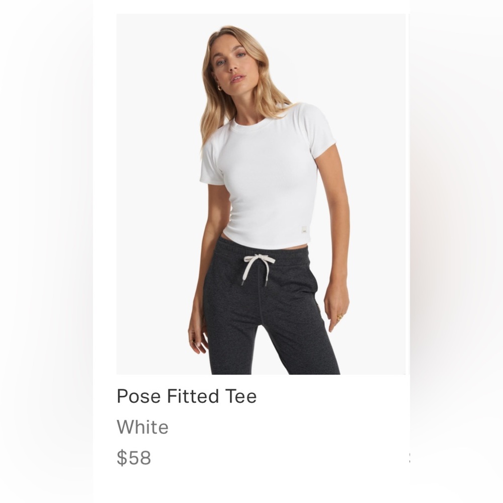 Vuori Posed Fitted Tee!Please Look at all photos listed for accurate description